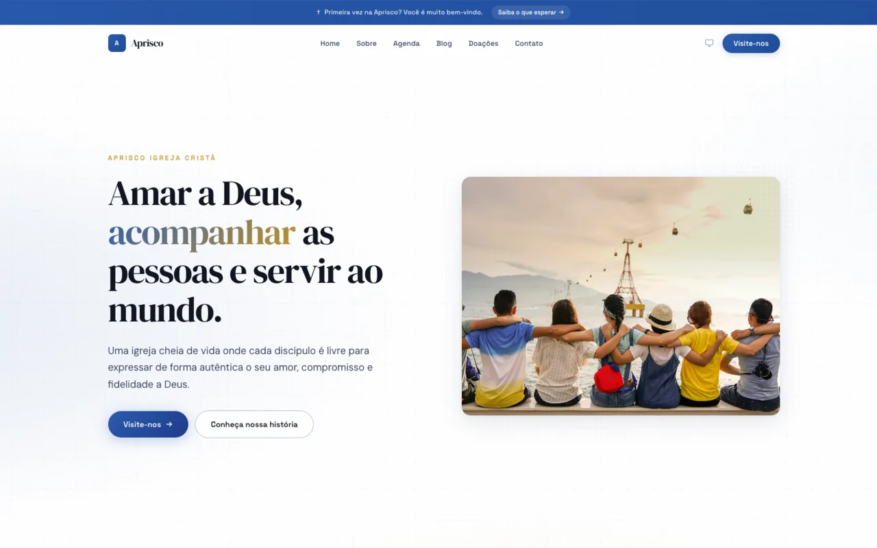 Site de Igreja Aprisco
